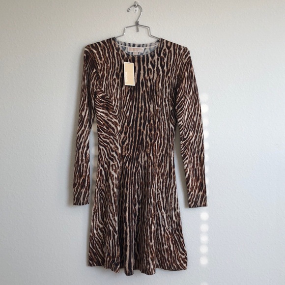 Michael Kors animal sweater dress XXS - Final offer - Picture 1 of 5
